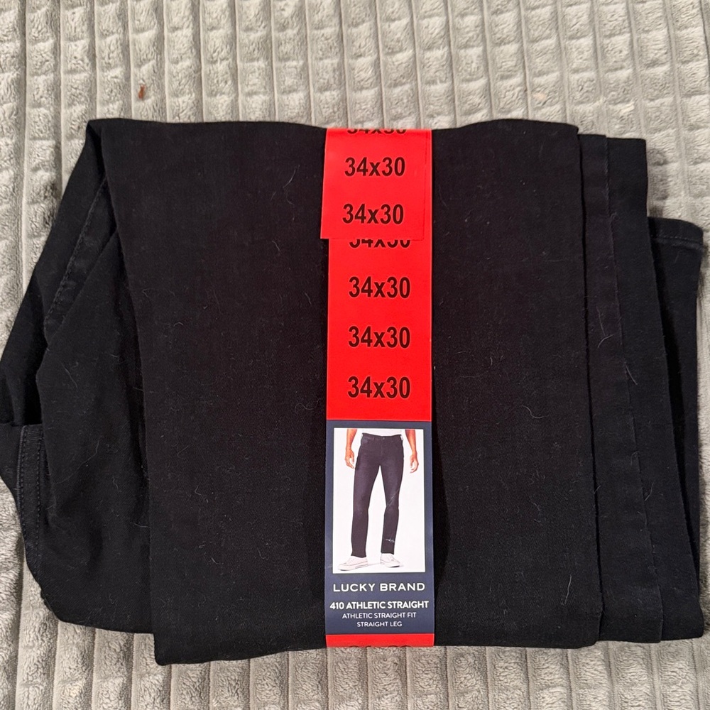 Lucky Brand Men's black jeans NWT